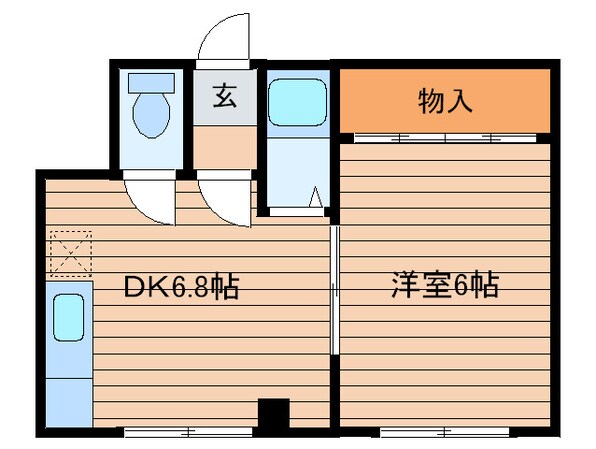 上野マンションの物件間取画像